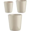 Zestaw doniczek ceramicznych CONICAL, 3 sztuki