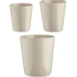 Zestaw doniczek ceramicznych CONICAL, 3 sztuki