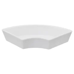 Zestaw do przekąsek: 5 porcelanowych miseczek + bambusowa taca