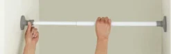 Zestaw dwóch drążków teleskopowych HERKULES, 47 - 80 cm, WENKO