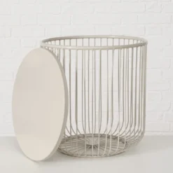 Zestaw dwóch stolików metalowych CINDY, 41 - 47 cm