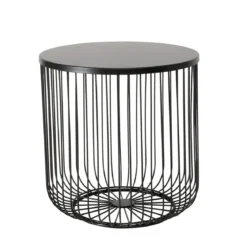 Zestaw dwóch stolików metalowych CINDY, 41 - 47 cm