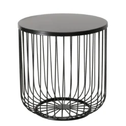 Zestaw dwóch stolików metalowych CINDY, 41 - 47 cm