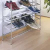 Zestaw dwóch szafek na buty - regał, półka