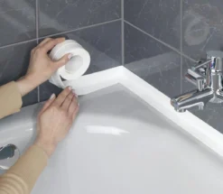 Zestaw dwóch taśm uszczelniających do brodzika, 3,5 m, szerokość 5 cm i 2,8 cm, WENKO