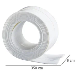 Zestaw dwóch taśm uszczelniających do brodzika, 3,5 m, szerokość 5 cm i 2,8 cm, WENKO