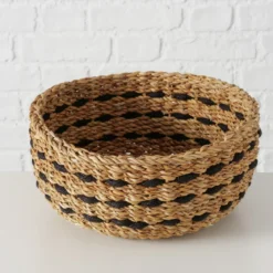 Zestaw okrągłych koszyków ozdobnych BOKAR, 3 szt. Ø 21-30 cm