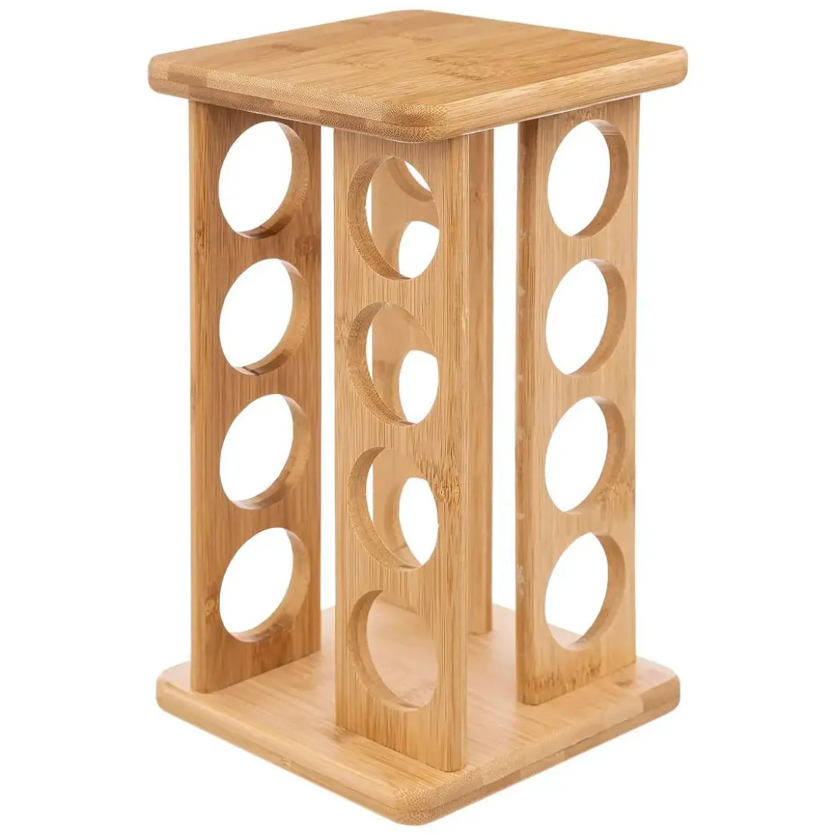 Zestaw pojemników na przyprawy, bamboo - 17 elementów w komplecie