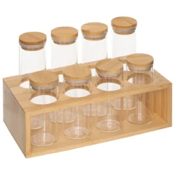 Zestaw pojemników na przyprawy EPICE, 4 x 80 ml i 4 x 120 ml