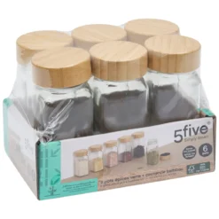 Zestaw pojemników na przyprawy FORMO, 6 x 120 ml