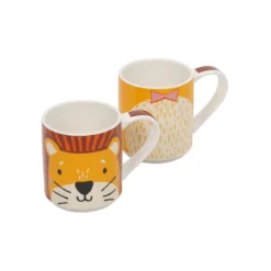 Zestaw prezentowy: 2 kubki porcelanowe dla dziecka, 2 x 265 ml