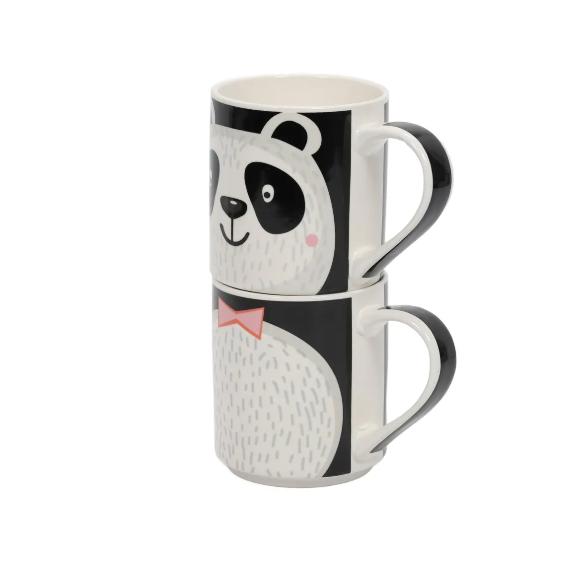 Zestaw prezentowy: 2 kubki porcelanowe dla dziecka, 2 x 265 ml