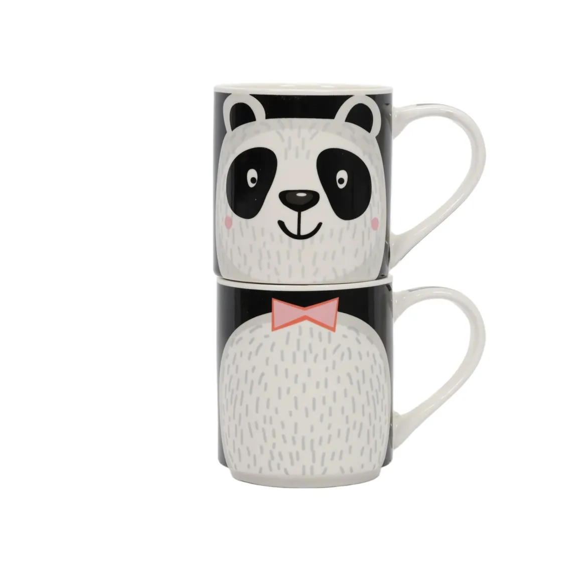 Zestaw prezentowy: 2 kubki porcelanowe dla dziecka, 2 x 265 ml