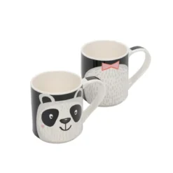 Zestaw prezentowy: 2 kubki porcelanowe dla dziecka, 2 x 265 ml