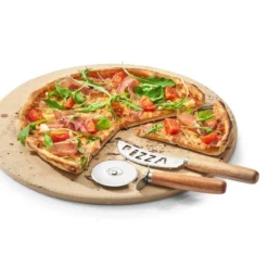 Zestaw profesjonalnych noży do pizzy, radełko do krojenia ciasta.