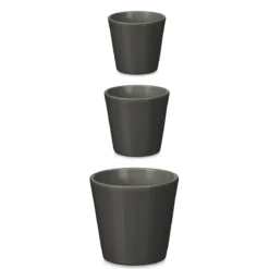 Zestaw stożkowych doniczek Ø 14, 17, 22 cm
