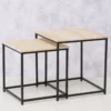 Zestaw stolików kawowych BORAS, wys. 35 cm i 40 cm