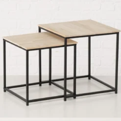 Zestaw stolików kawowych BORAS, wys. 35 cm i 40 cm