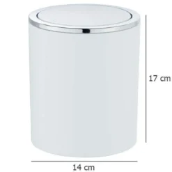 Zestaw: Szczotka do WC + Kosz kosmetyczny INCA, 2 L, WENKO