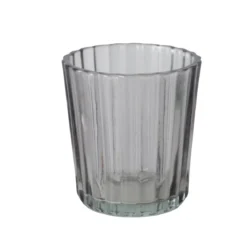 Zestaw szklanych dekoracji TOLKA, świeczniki i wazon,10 cm