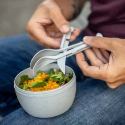 Zestaw sztućców KLIKK POCKET, organic, KOZIOL