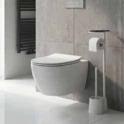 Zestaw WC wolnostojący ALBELLA, 12 x 21 x 69 cm, WENKO